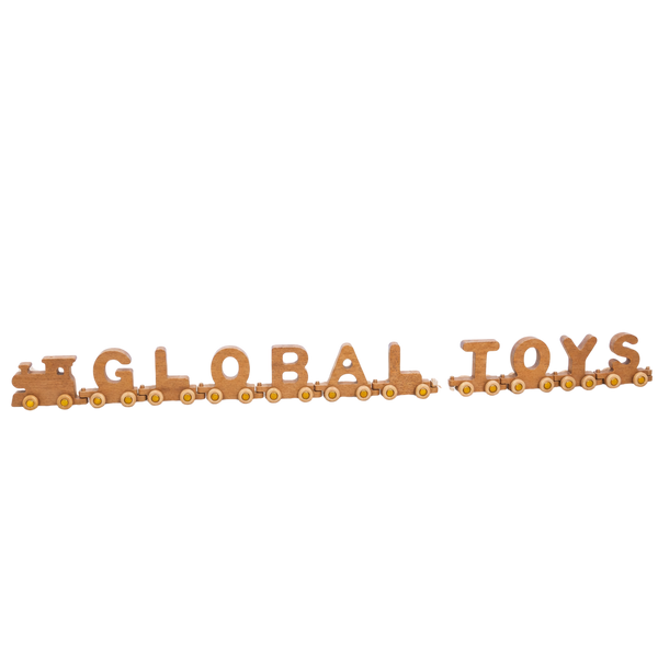 Global Toys Wooden Letter Train Decoration