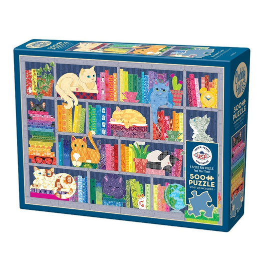 Cobble Hill Rainbow Cats 500pc