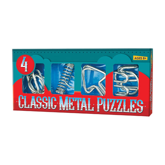4 Classic Metal Puzzles!