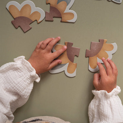 Global Toys 6 in 1 Little Farm Puzzles – Kids Farm Animal Puzzle Set, Ages 2+