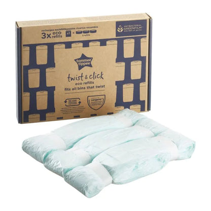 ♻️ Tommee Tippee Twist & Click Nappy Disposal Bin Refills – Odour-Lock Hygiene Protection