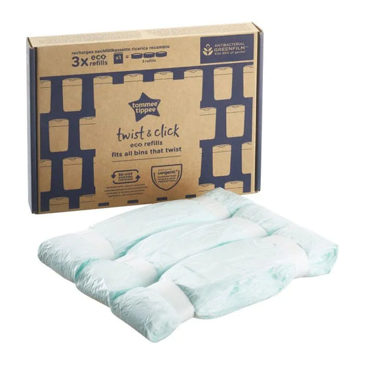 ♻️ Tommee Tippee Twist & Click Nappy Disposal Bin Refills – Odour-Lock Hygiene Protection