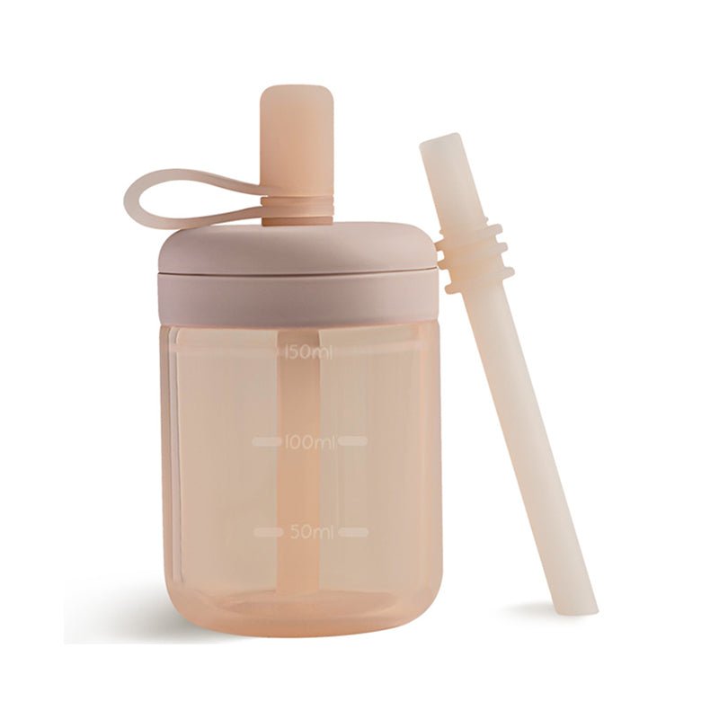 Silicone Training Cup with Straw